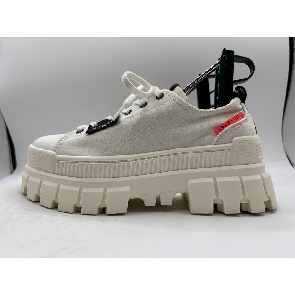 Palladium Revolt Lo TX Star White Chunky Platform Sneakers 97243-116-M Women's 7